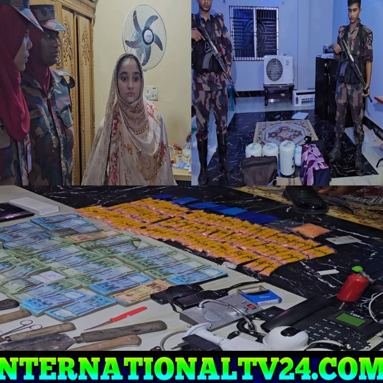 কক্সবাজারের টেকনাফে বিলাসবহুল একটি  বাড়িতে বিজিবি অভিযান চালিয়ে মাদক সম্রাট জুবাইরের কোটি টাকার সাম্রাজ্য উন্মোচন করেছে বর্ডার গার্ড বাংলাদেশ (বিজিবি)।